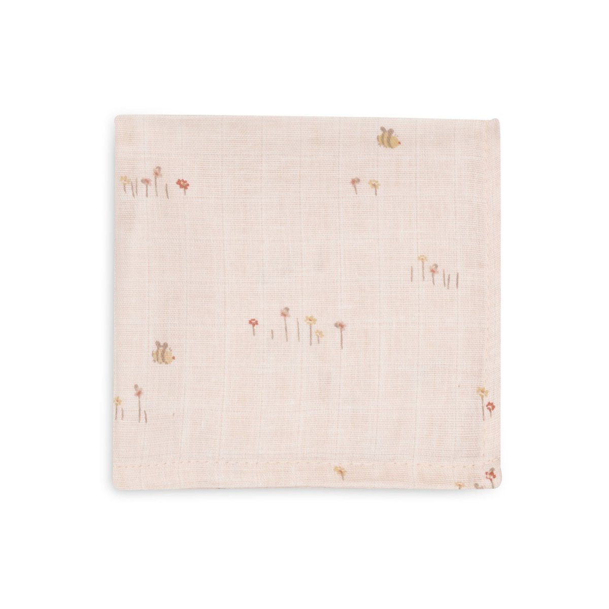 Lot de 3 langes en coton rose pretty picnic, JOLLEIN
