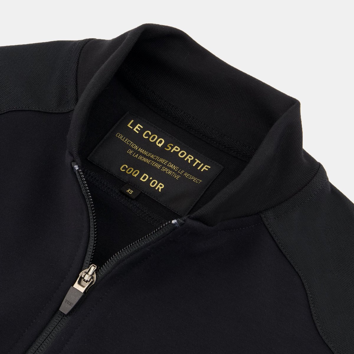 Sweat zippé Coq d'Or noir, LE COQ SPORTIF