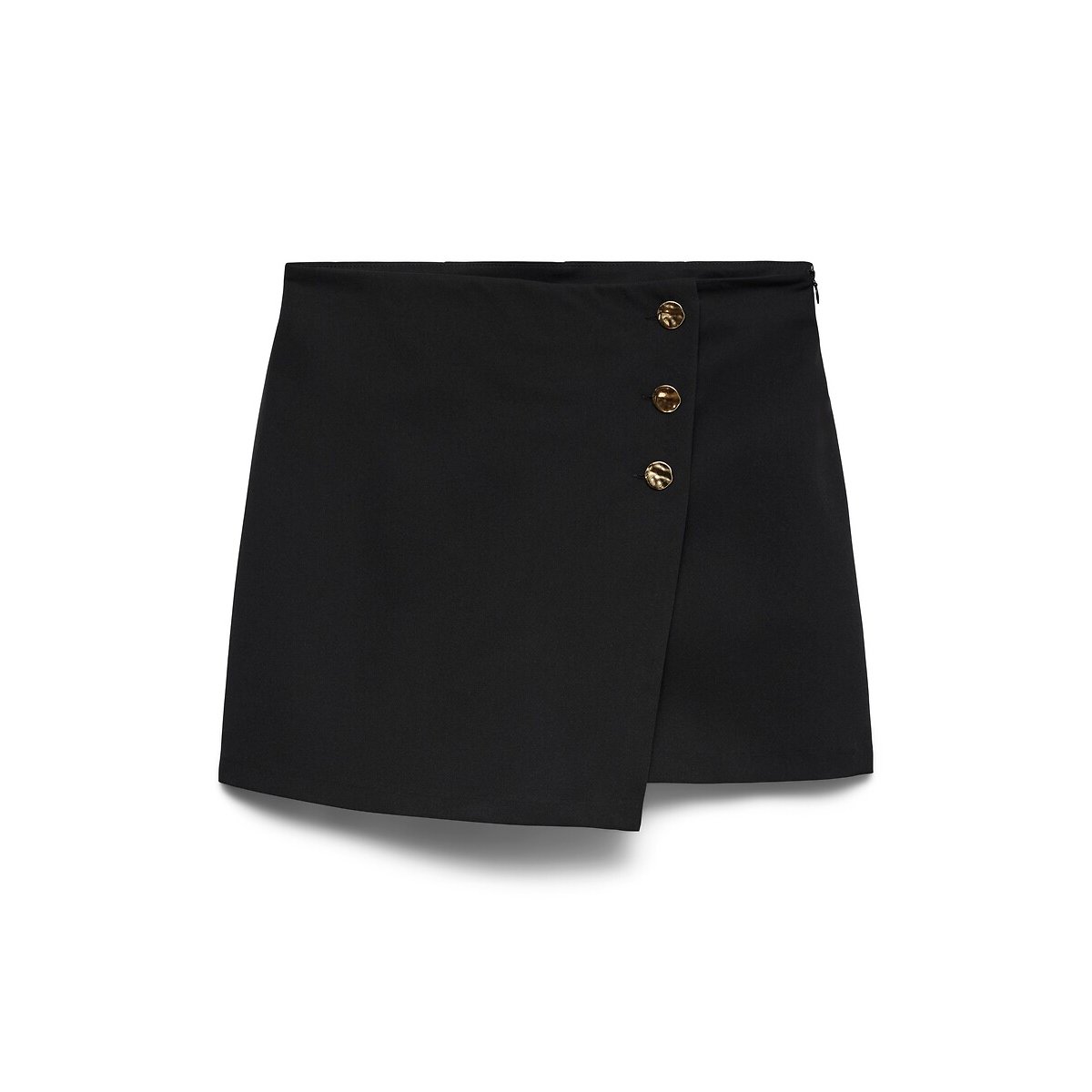 Jupe short avec boutons coloris doré noir, VERO MODA