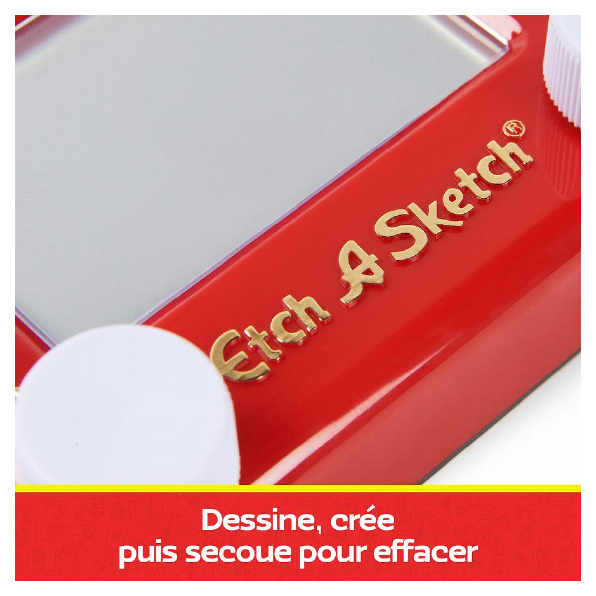 Etch a sketch pocket version eco couleur unique, SPINMASTER