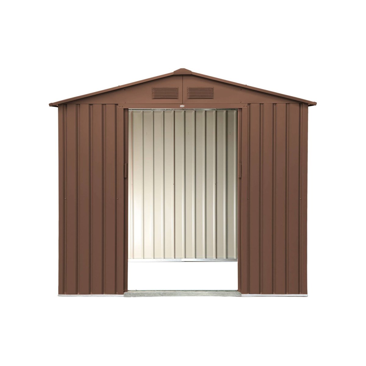 Abri de jardin métal 2,71m² avec kit d'ancrage HOUTLAND anthracite, SWEEEK