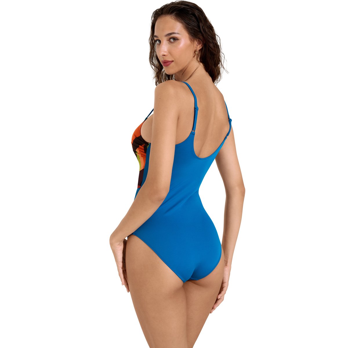 Maillot de bain une pièce préformé Viviero bleu turquoise, LISCA