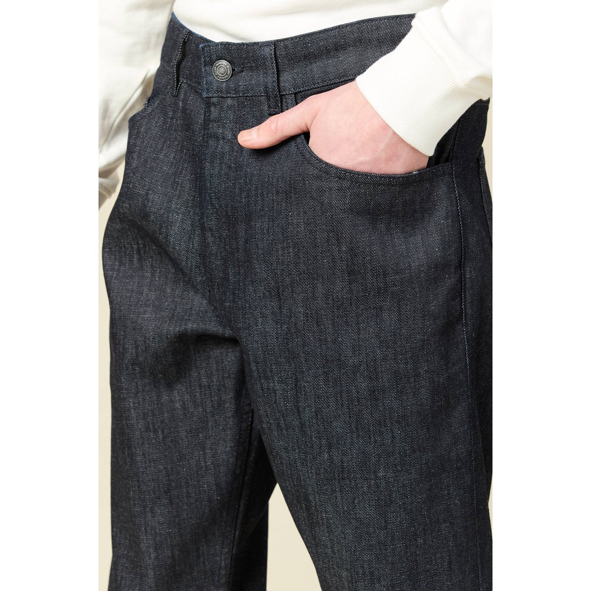 Jeans regular longueur 32 denim brut clean, BONOBO