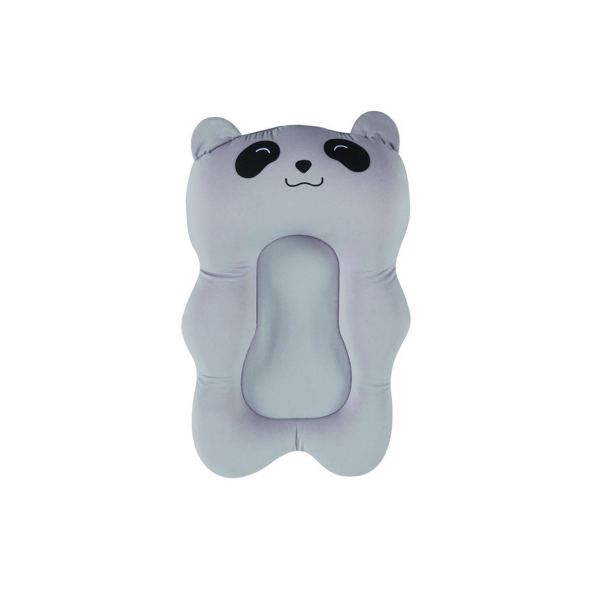 Coussin de bain panda gris couleur unique, TINEO