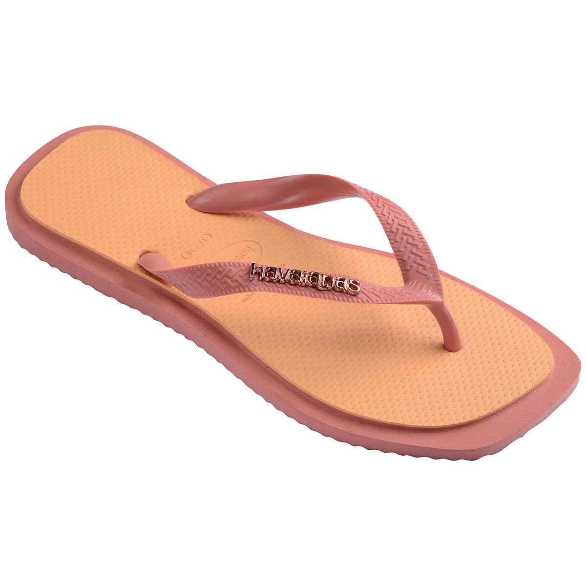 Tongs Top Square Fusion orange, HAVAIANAS