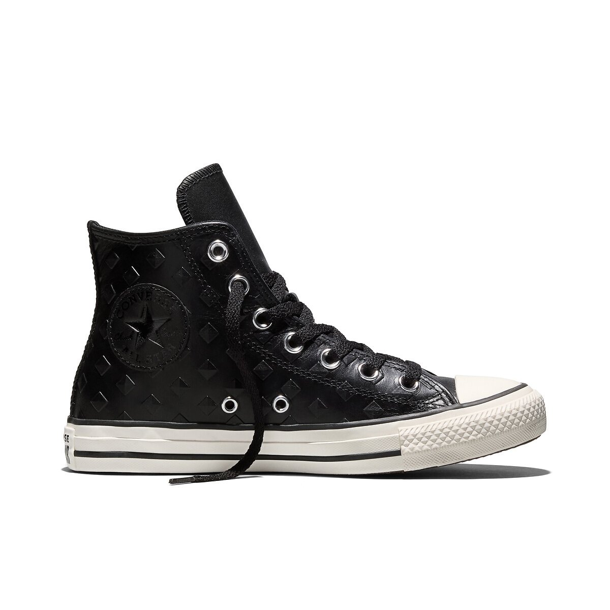Sneaker CHUCK TAYLOR ALL STAR HI STUDDED LEATHER schwarz, CONVERSE