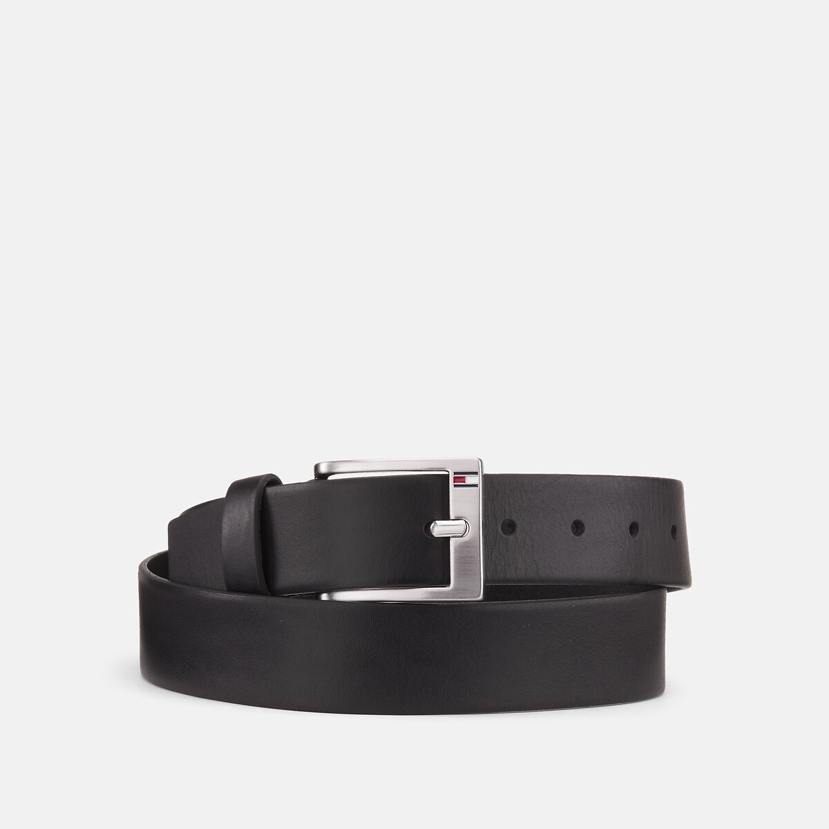 Ceinture en cuir New Aly noir, TOMMY HILFIGER