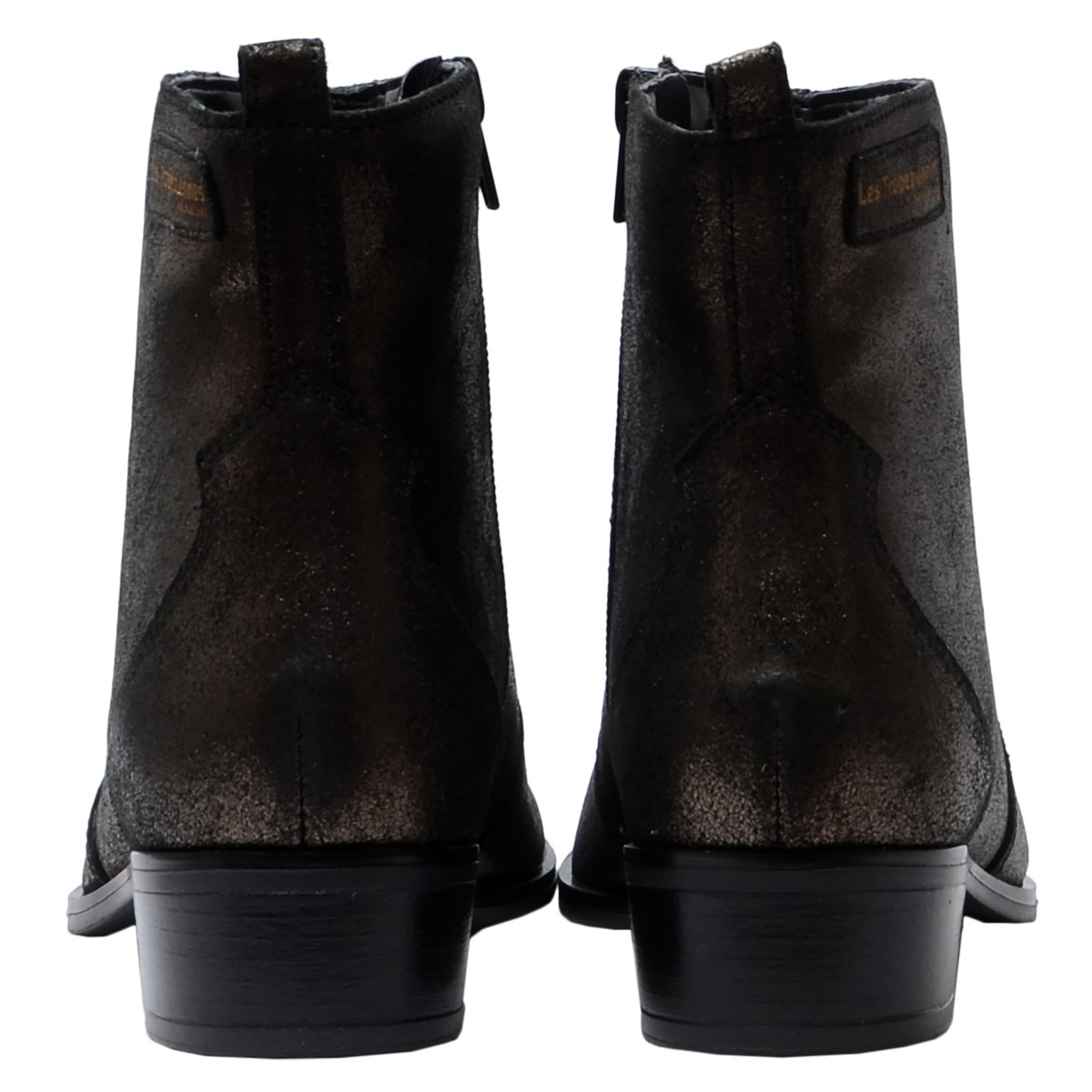 Bottines Plates Cuir Sofia bronze, LES TROPEZIENNES PAR M.BELARBI