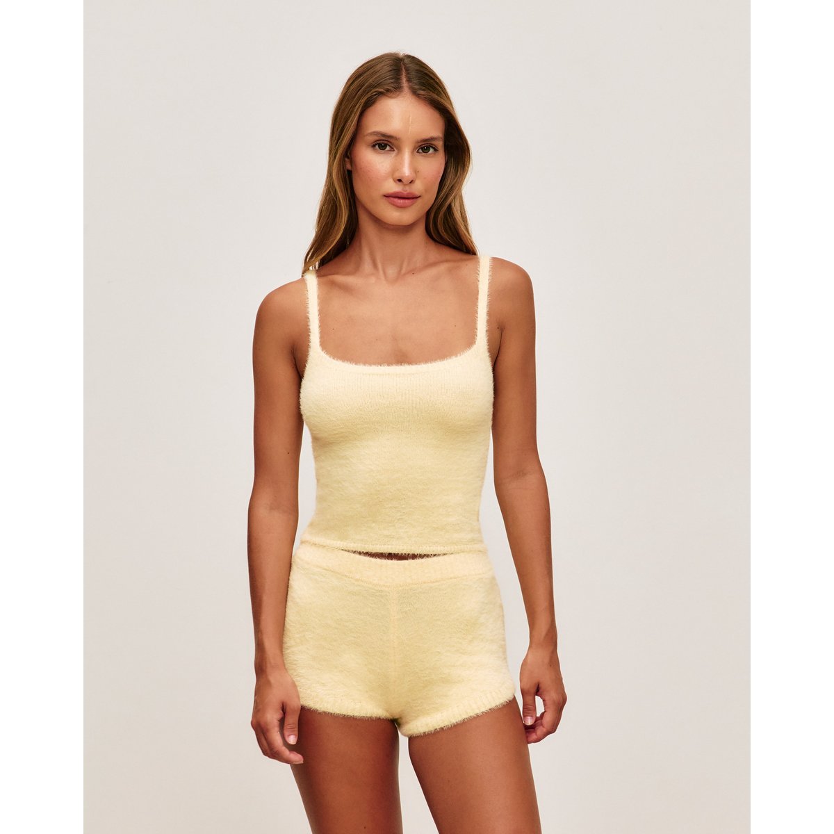 Débardeur en maille fluffy NEWFLUFFYLIZ jaune, UNDIZ