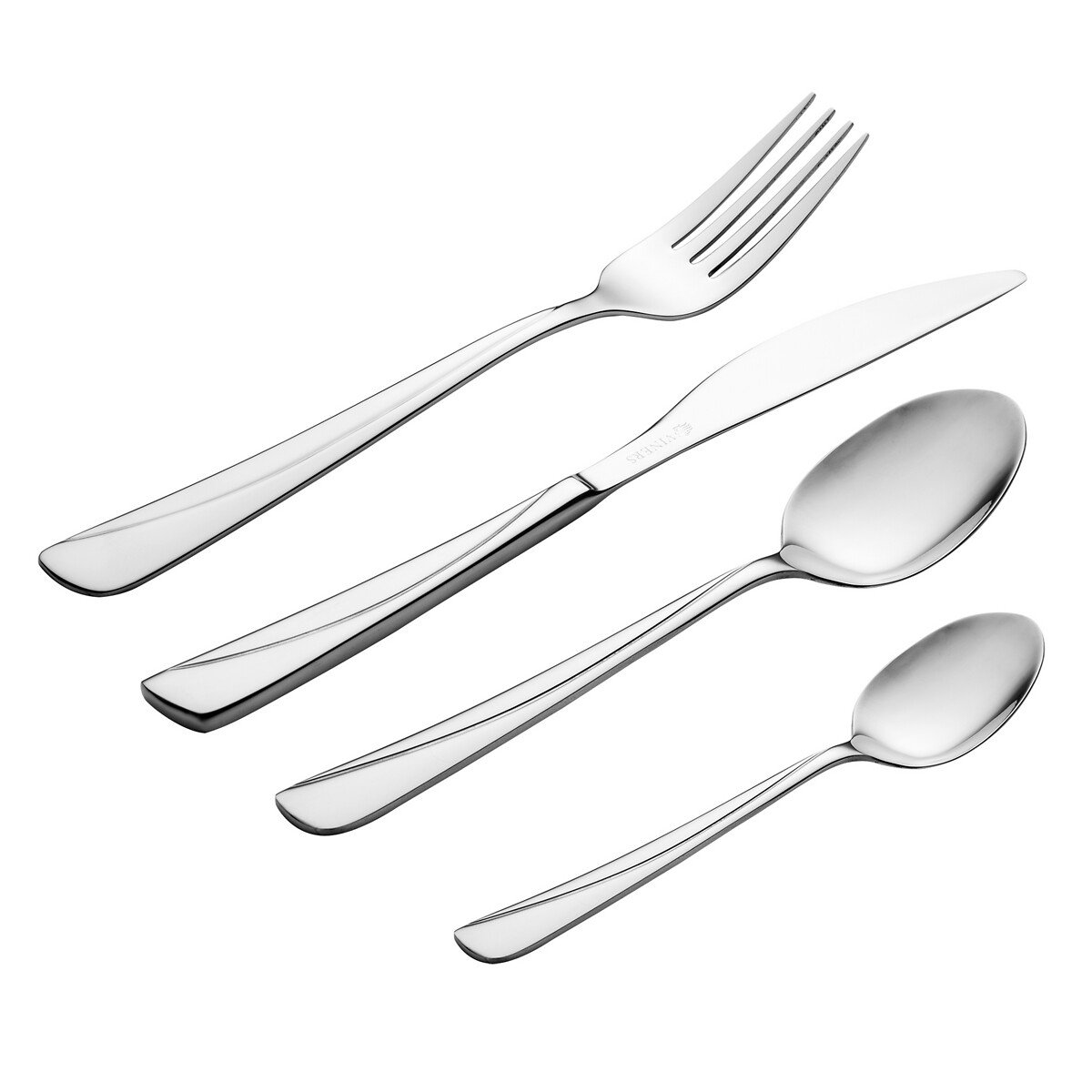 24-Piece Angel Stainless Steel Cutlery Set silver-coloured, VINERS