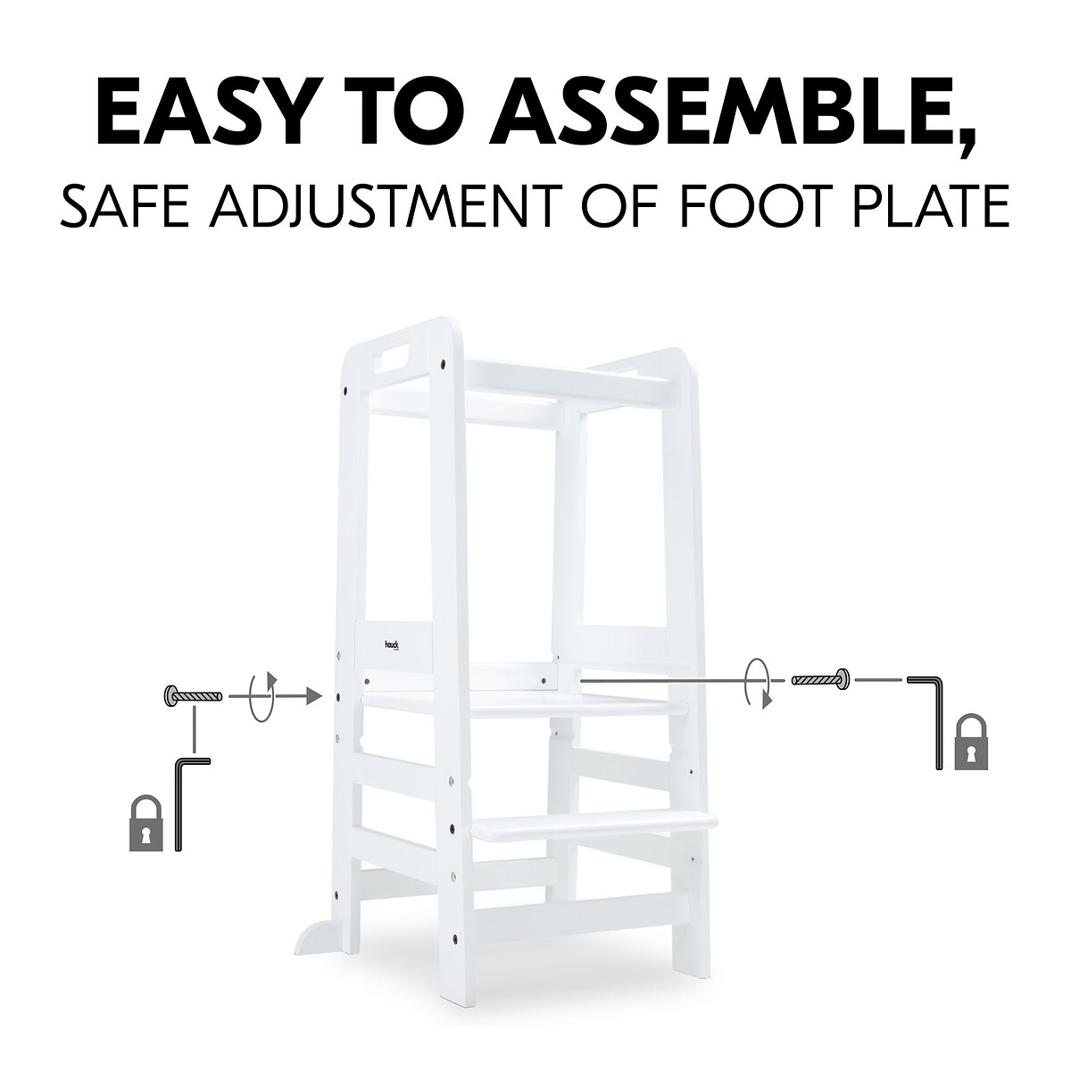 Learn N Explore Toddler Learning Tower white, HAUCK