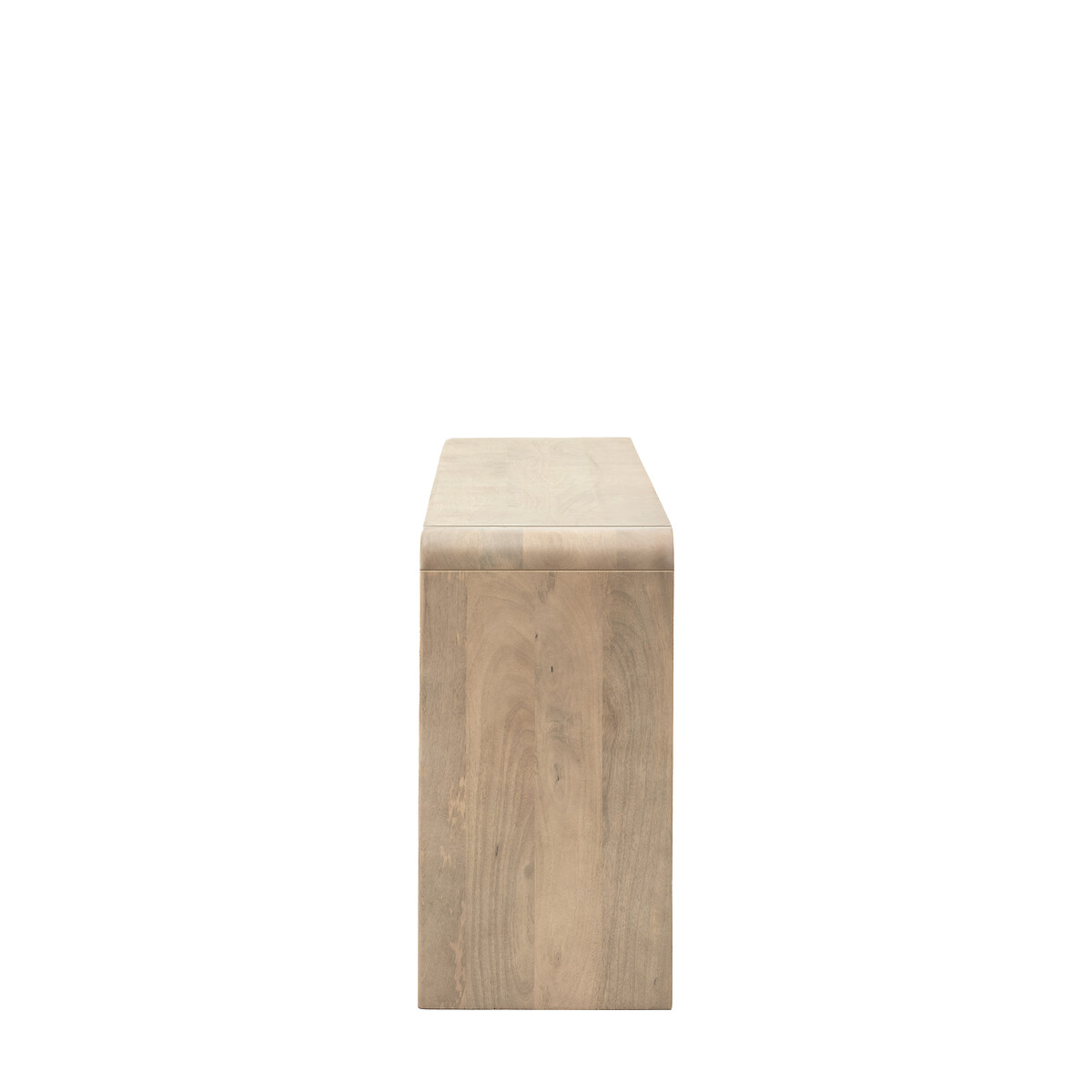 Corven Fluted Mango Wood 3 Door Sideboard wood, SO'HOME