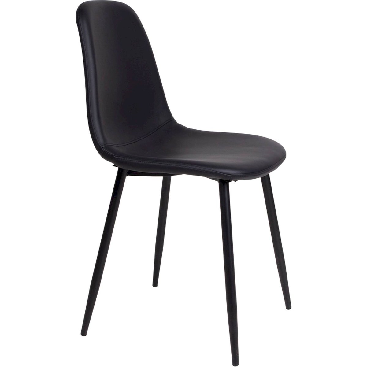 Chaise capitonnée collection IGER noir, RECOLLECTION