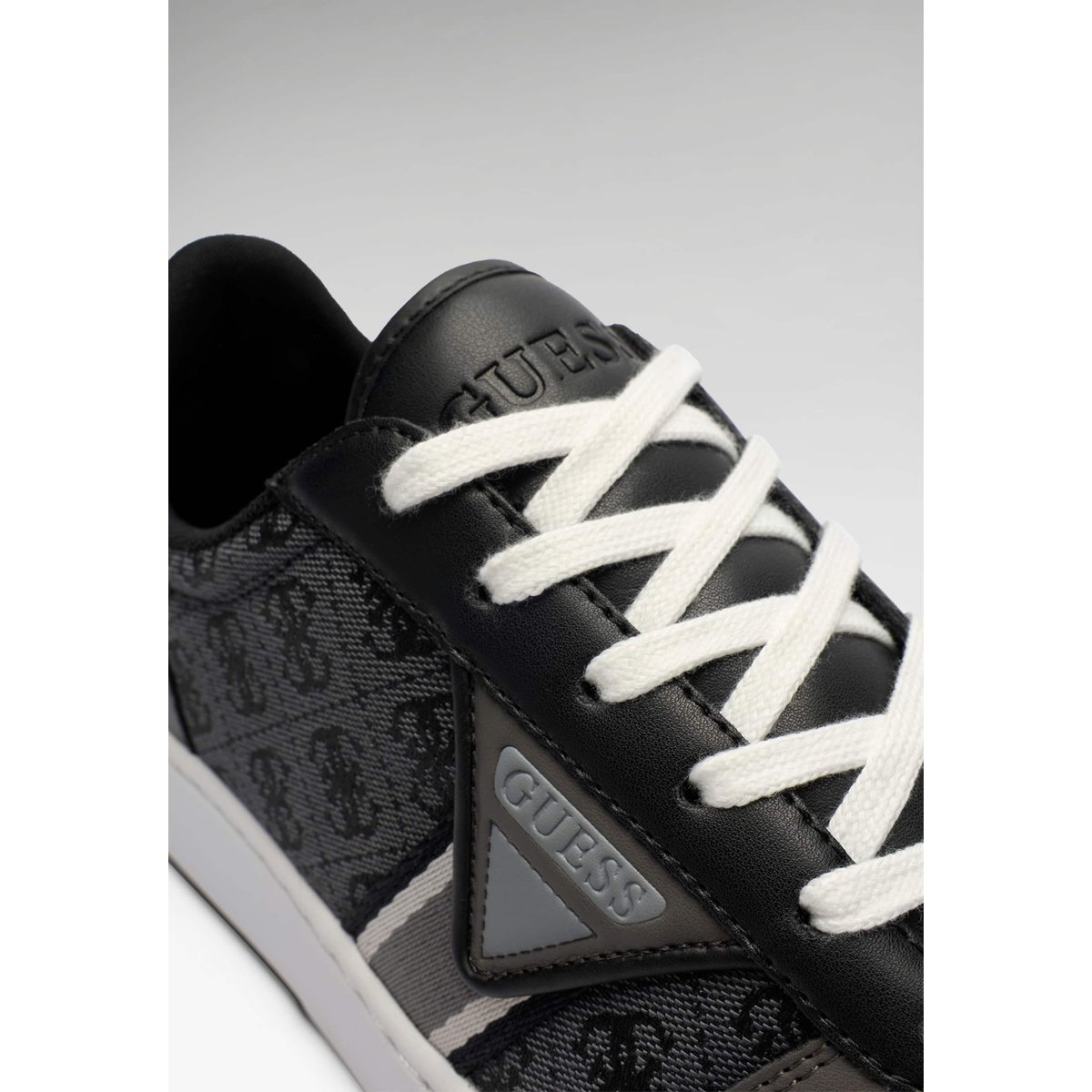 Sneakers Logo Vincent noir, GUESS