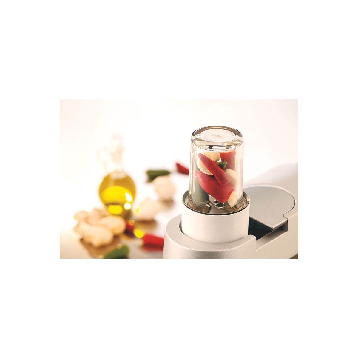 Hachoir AT332A Mini-mixeur + Mini-cuve blanc, KENWOOD