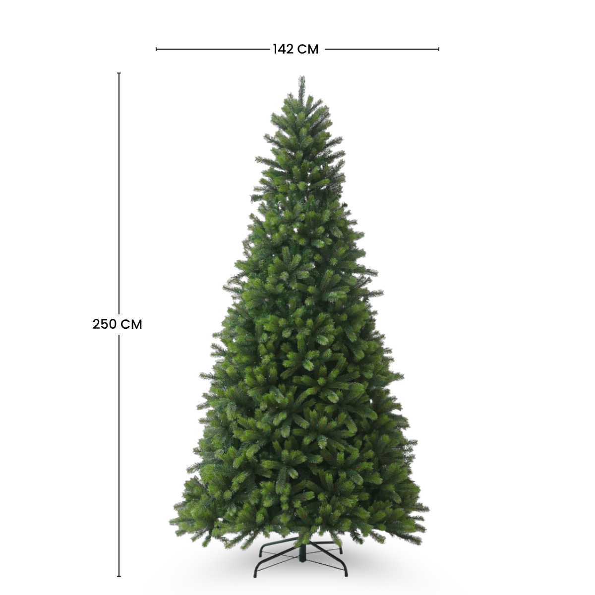 Sapin de noël décoratif artificiel H250 NOËL vert, SIA