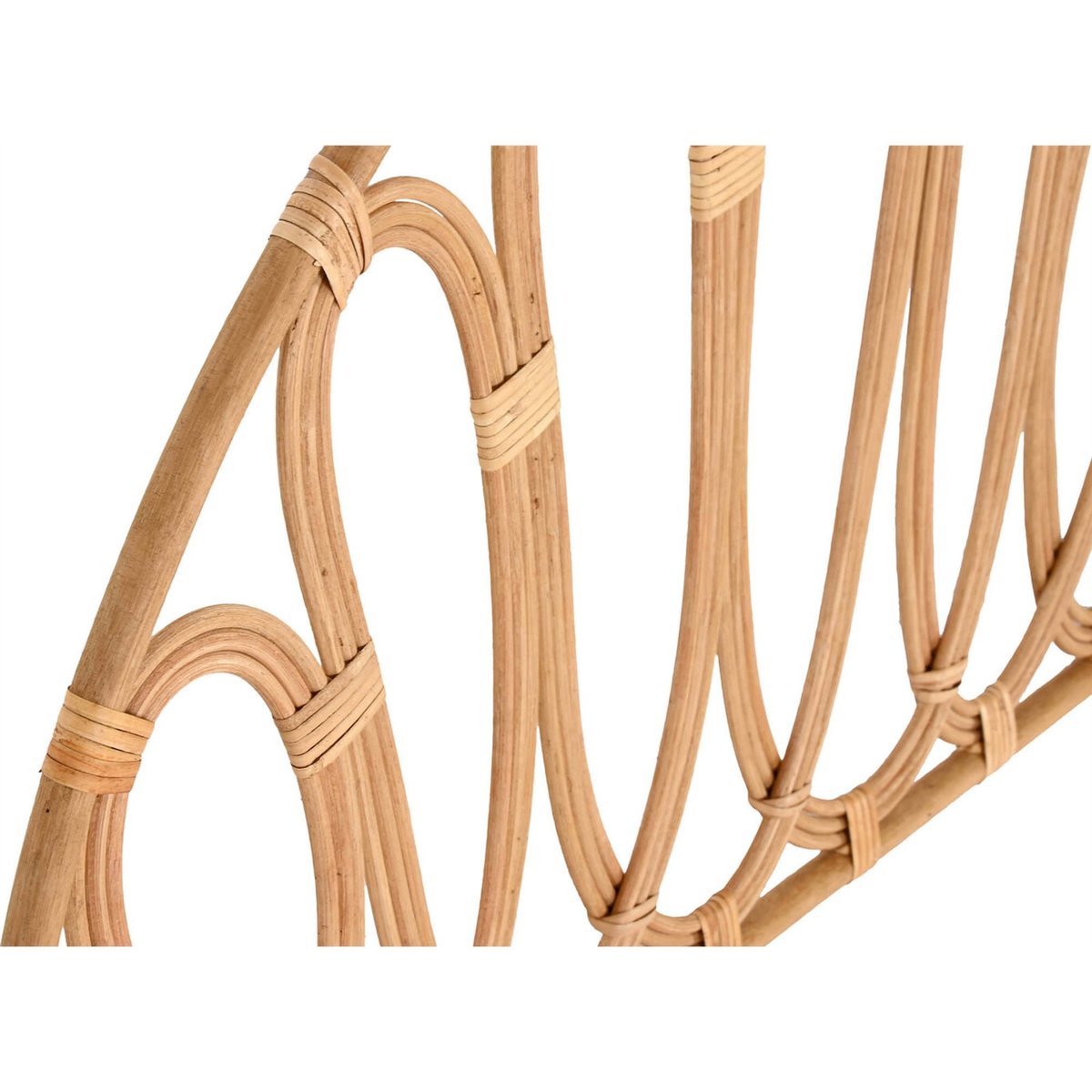 Tête de lit en bambou et rotin style scandinave Scandi naturel bambou clair et rotin, RECOLLECTION