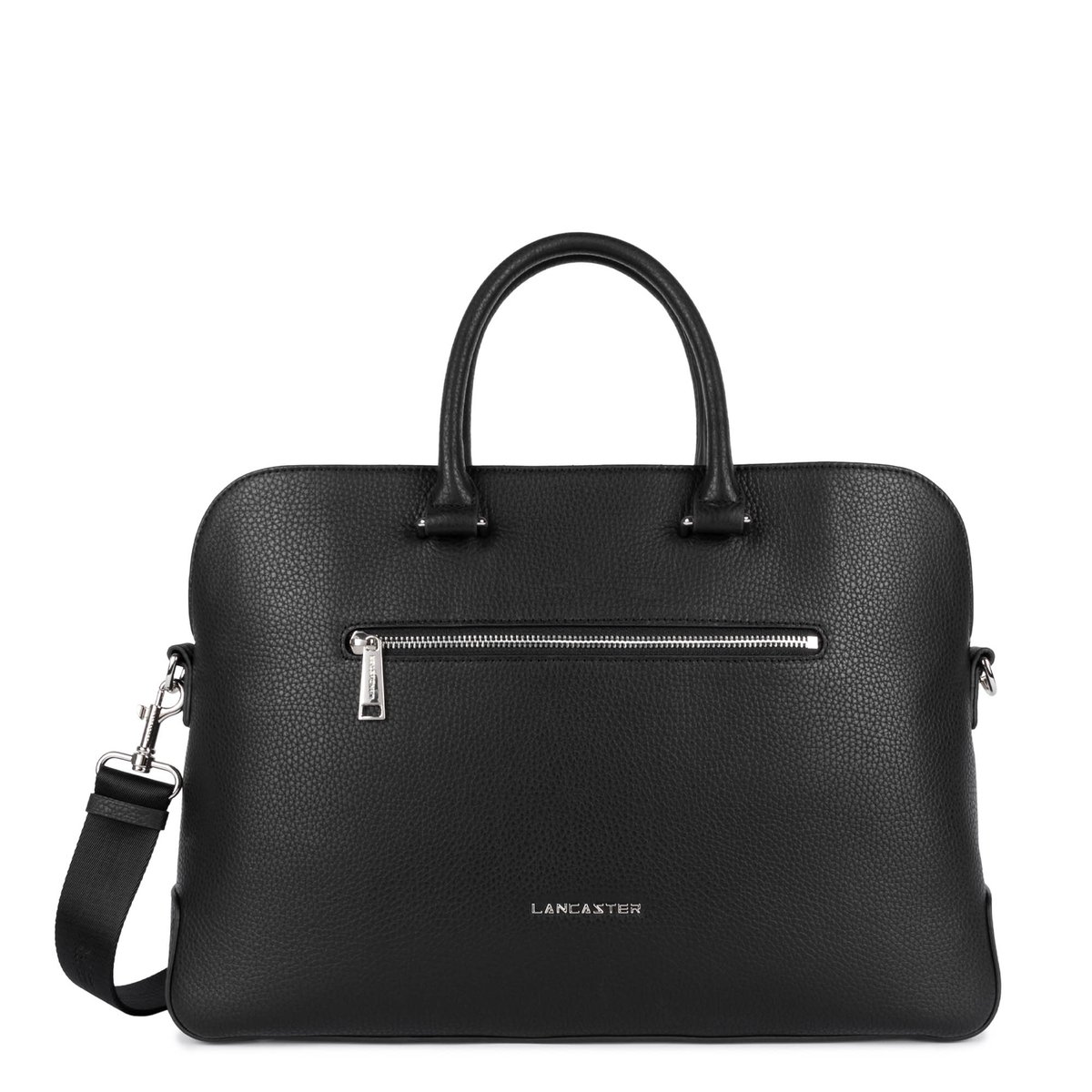 Sac cabas main GENTLEMEN HARRY noir, LANCASTER