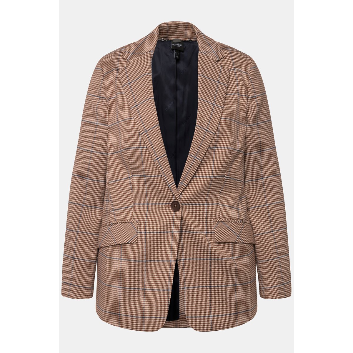 Blazer avec col à revers sable de cognac, ULLA POPKEN