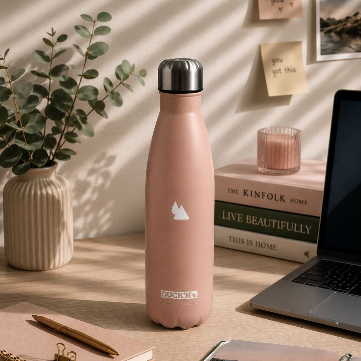 Bouteille Isotherme rose pâle, 500ML rose, ARTIME