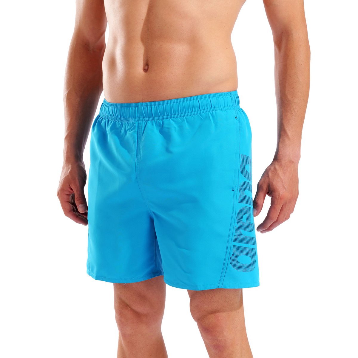 Boxer de plage arena Fundamentals Logo R pour hommes turquoise-navy, ARENA