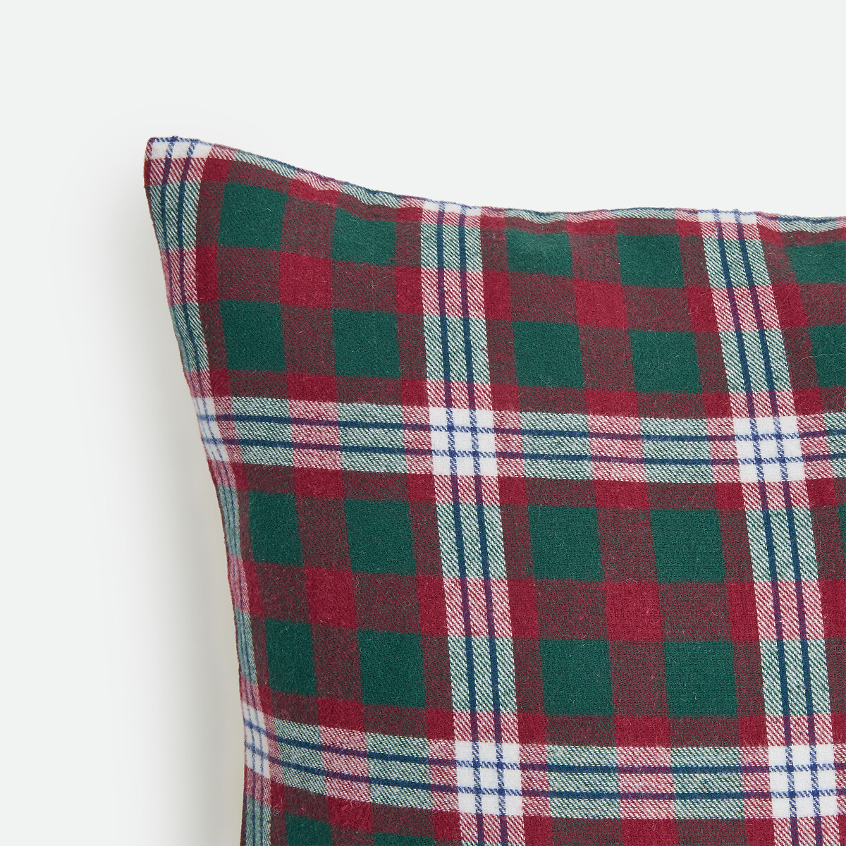 Housse de coussin coton et sherpa, 50 x 50 cm, LUNAY multicolore, LA REDOUTE INTERIEURS