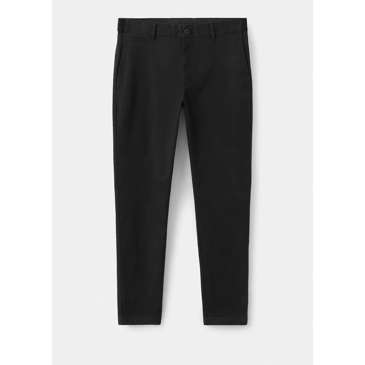 Pantalon Prato chino cropped tapered noir, MANGO MAN