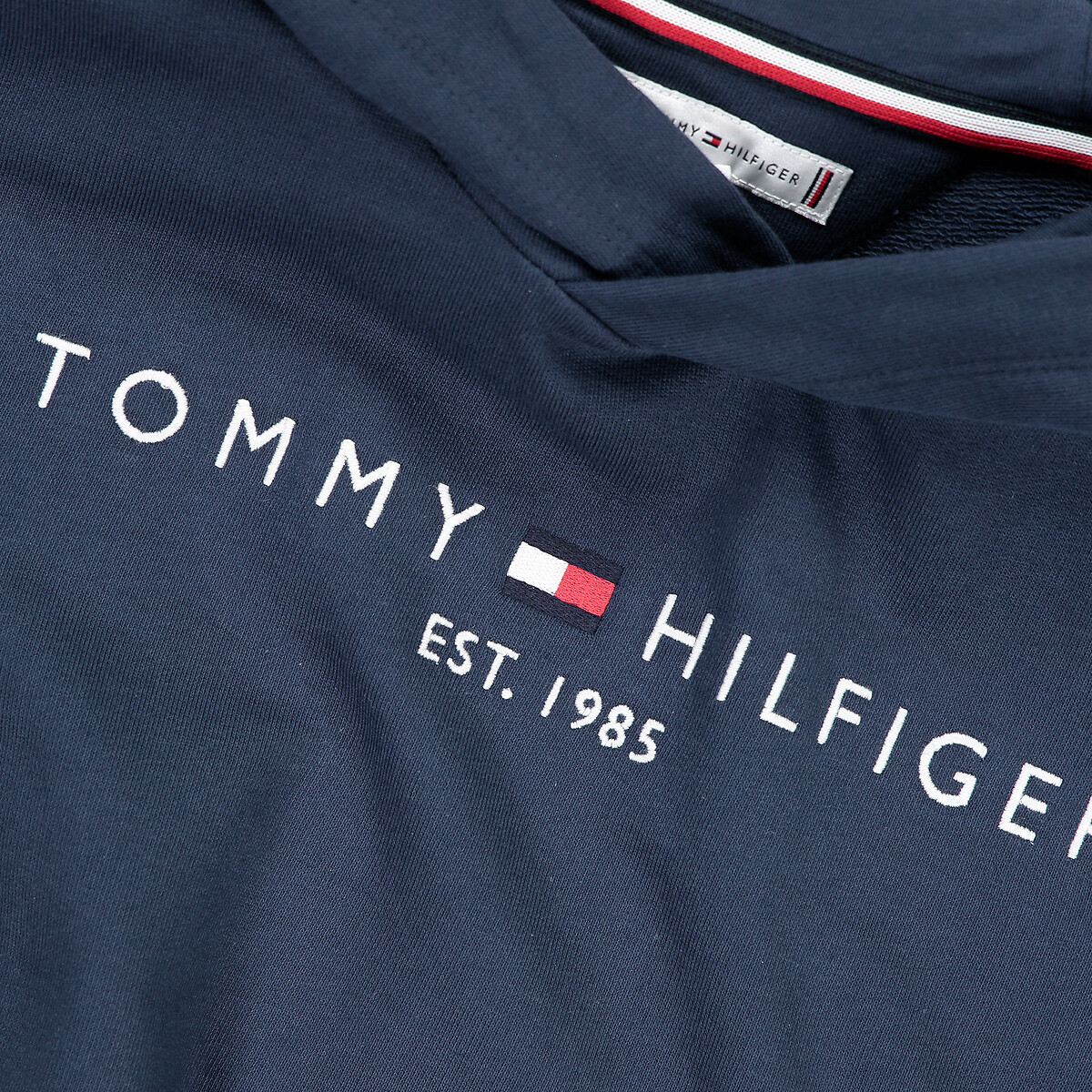 Sweat à capuche bleu marine, TOMMY HILFIGER