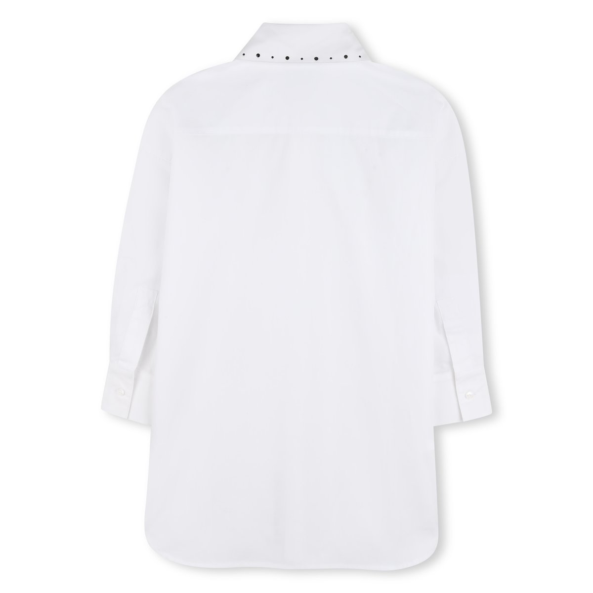 Robe chemise manches longues blanc, KARL LAGERFELD KIDS