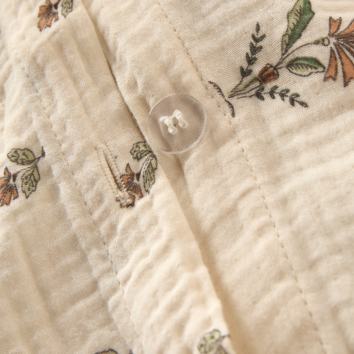 Housse de couette gaze de coton, EMELINE imprimé, LA REDOUTE INTERIEURS