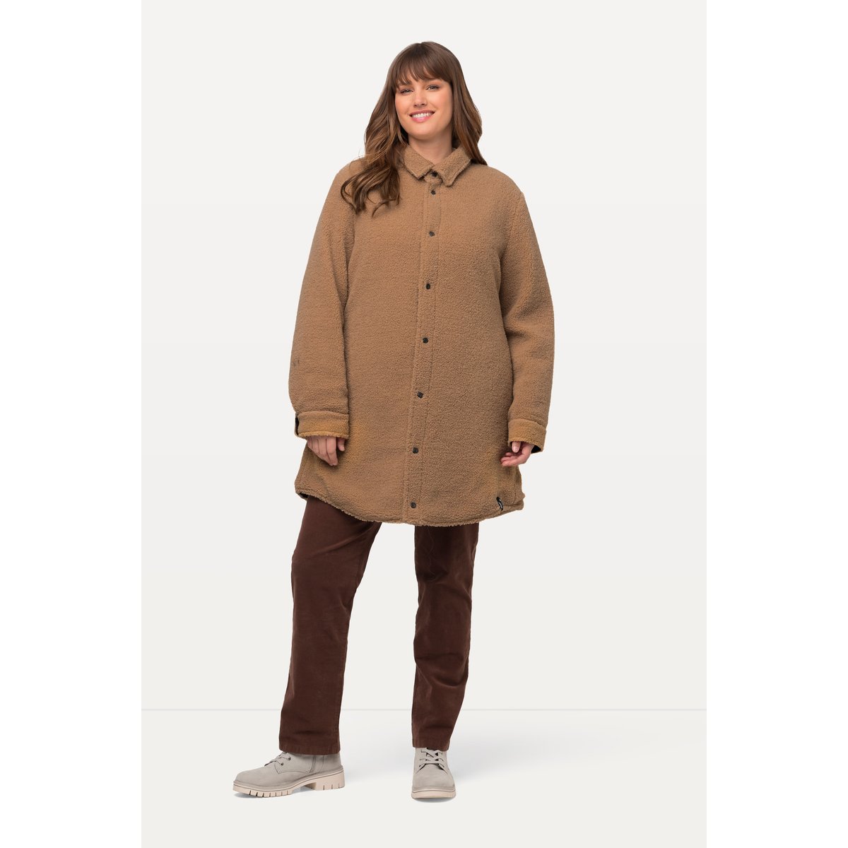 Veste réversible, matelassage/peluche noir, ULLA POPKEN