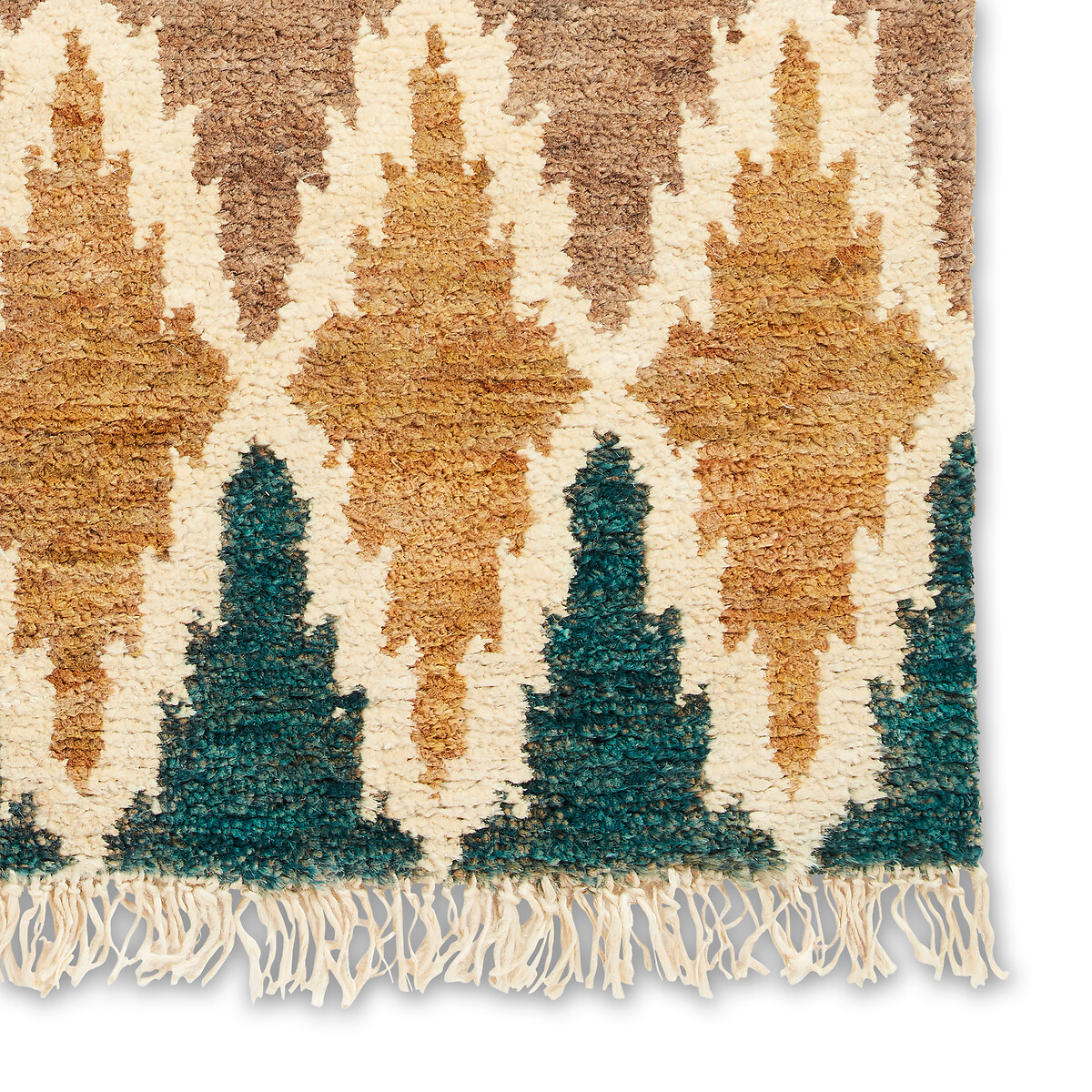 Hand Knotted Rug in 100% Hemp multi-coloured, ÉDITÉ