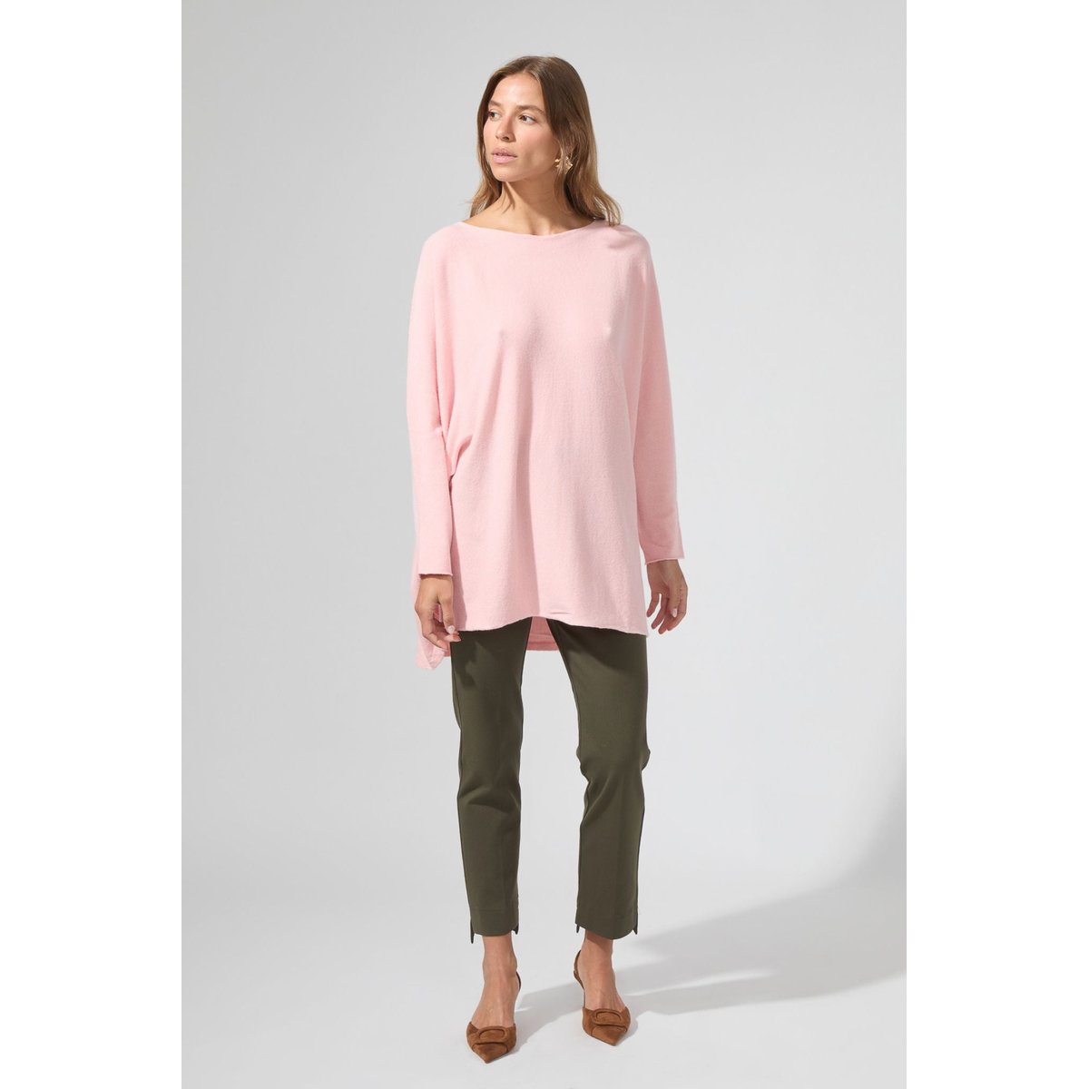 Pull long FRANCK rose nude, BENOA