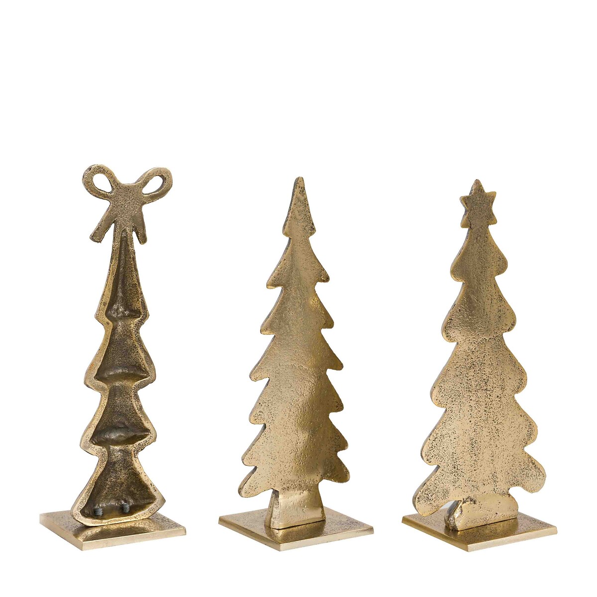 Set of 3 Heritage Tree Ornaments in Gold gold-coloured, ÉDITÉ