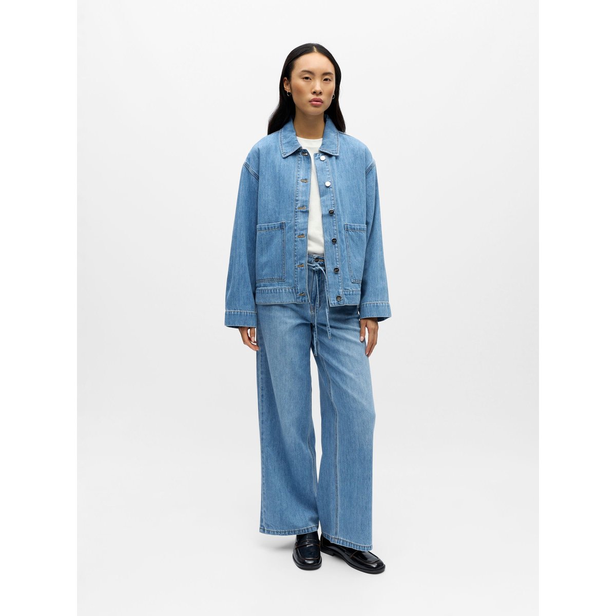 Veste En Jean light blue denim, OBJECT
