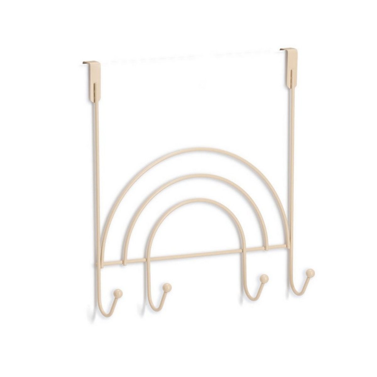 Portemanteau à suspendre sur porte beige, ZELLER PRESENT