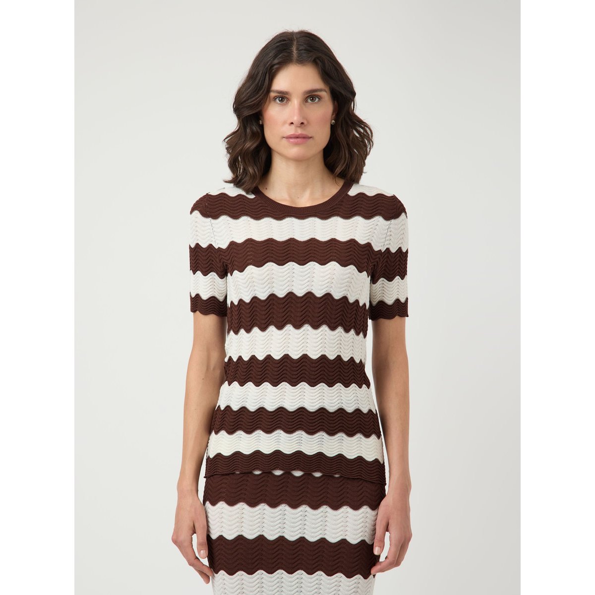 Top En Maille gris - birch1, YAS