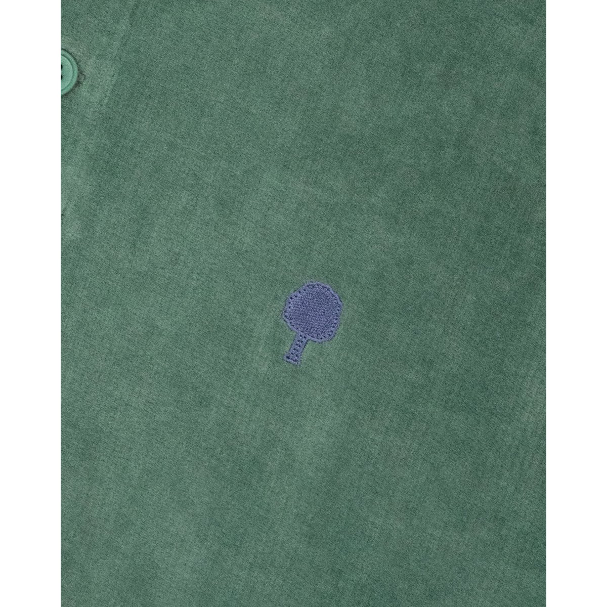 Polo en maille vert grisé, FAGUO