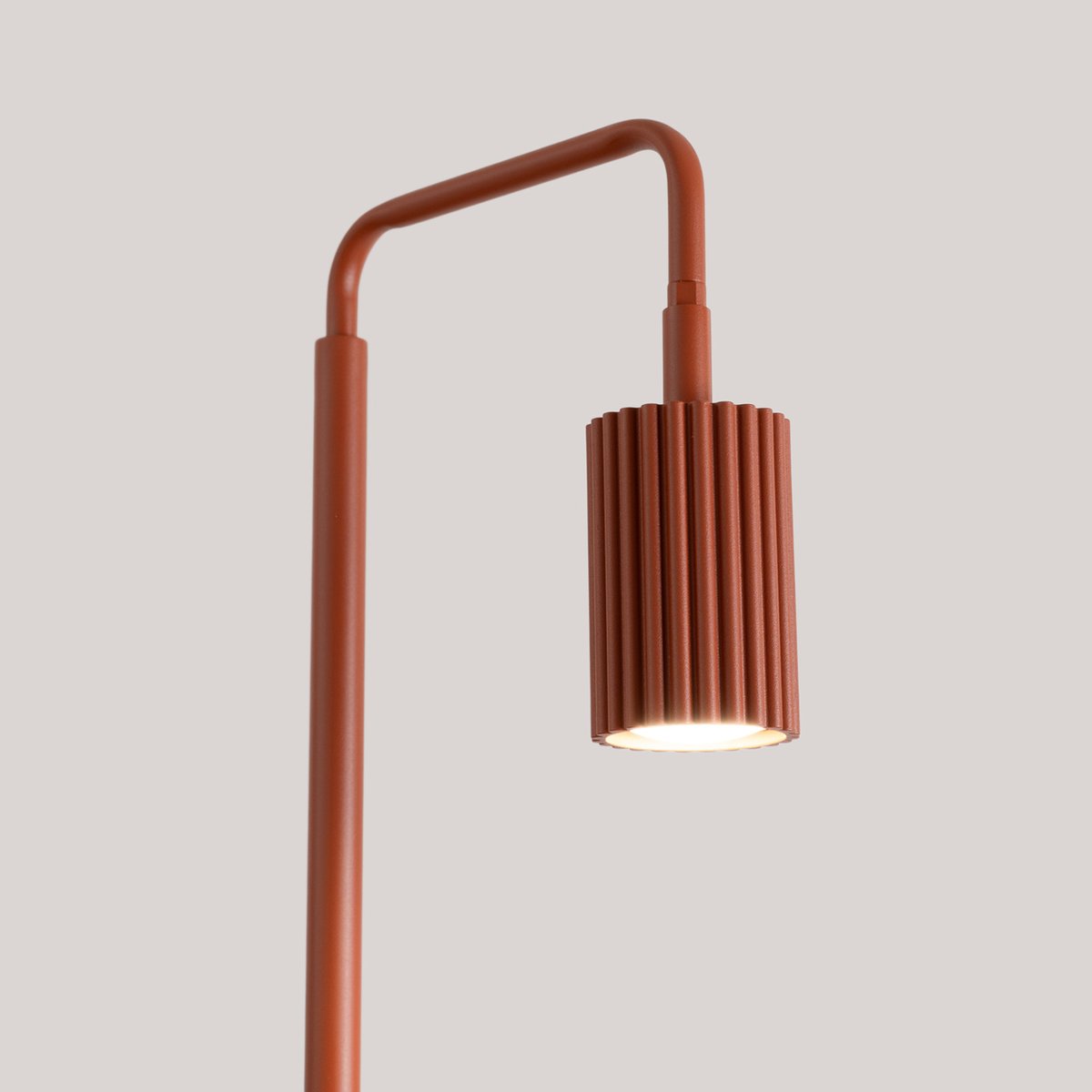 Lampadaire Aluminium Ocre Rouge GU10 1 KARBON ocre rouge, EDEN