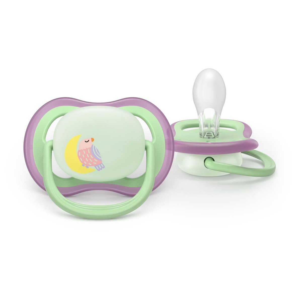 Lot de 2 sucettes Ultra Air 6-18 mois vert, PHILIPS AVENT