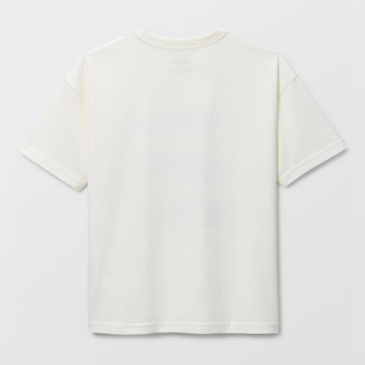 T-shirt manches courtes imprimé en coton BIO GOTS ecru, MONOPRIX