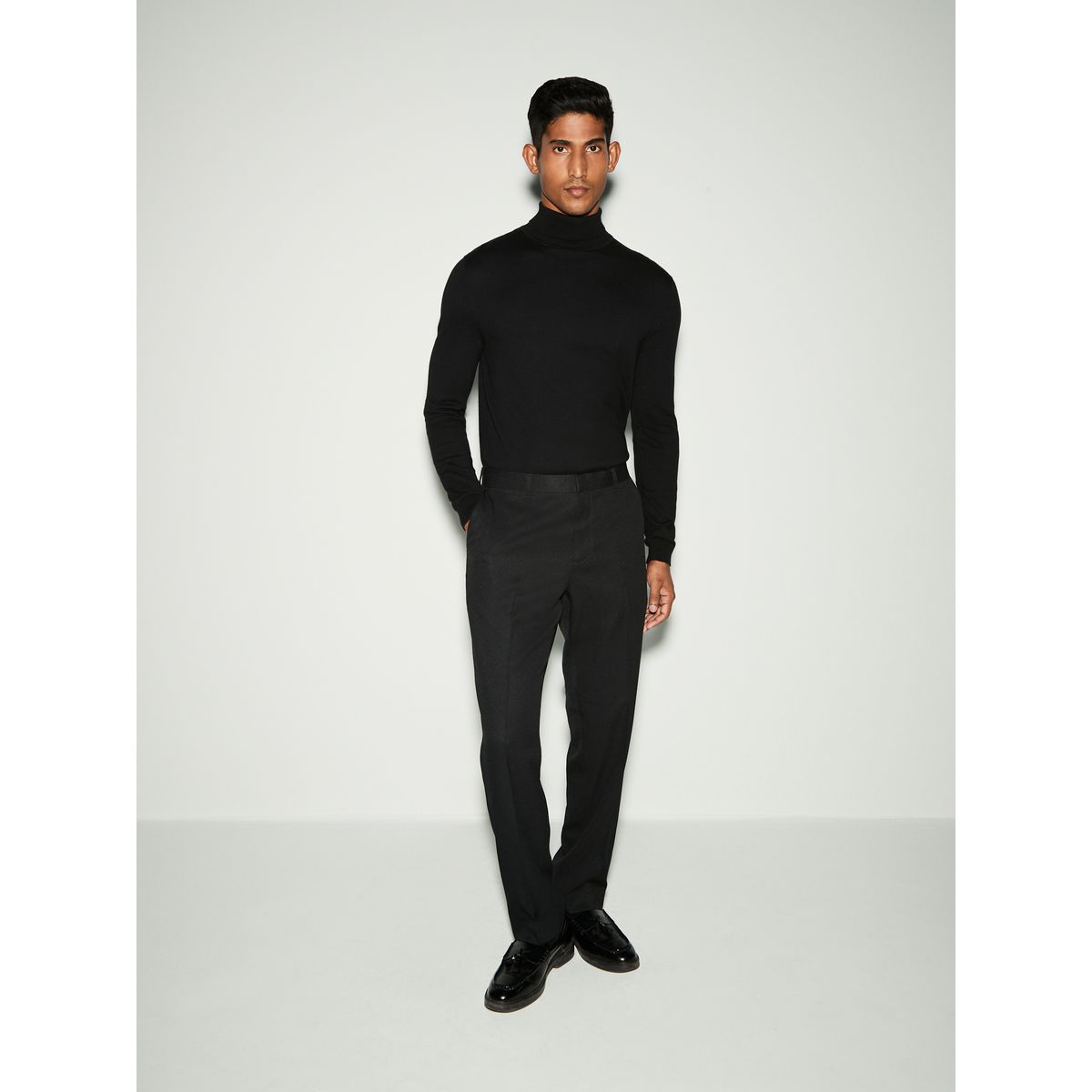 Pantalon de smoking texturé avec bande noir, NEXT