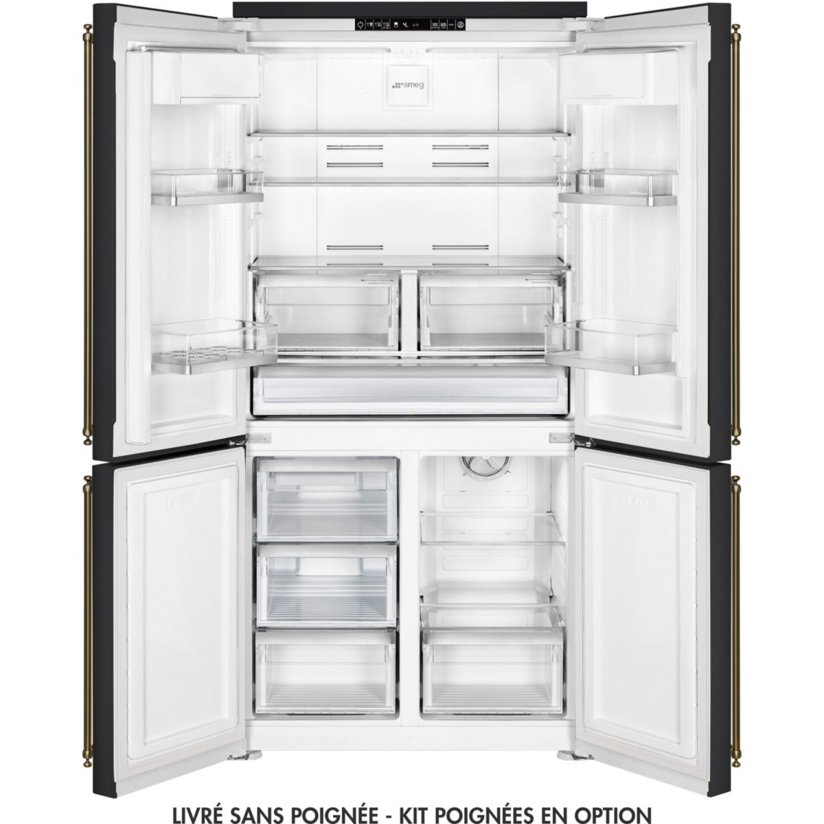 Réfrigérateur multi portes FQ60CAO6 couleur unique, SMEG