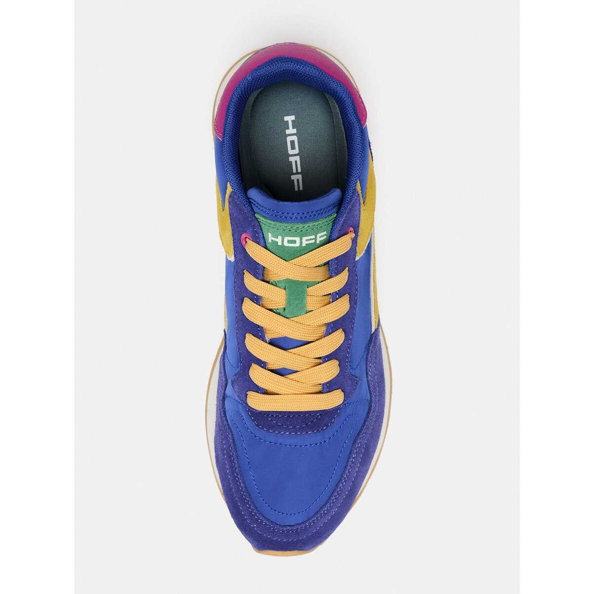 Baskets en cuir City Dopamine bleu électrique, HOFF