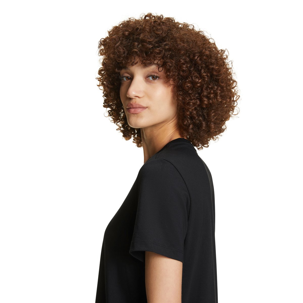 T-Shirt Essential Cotton noir, FALKE
