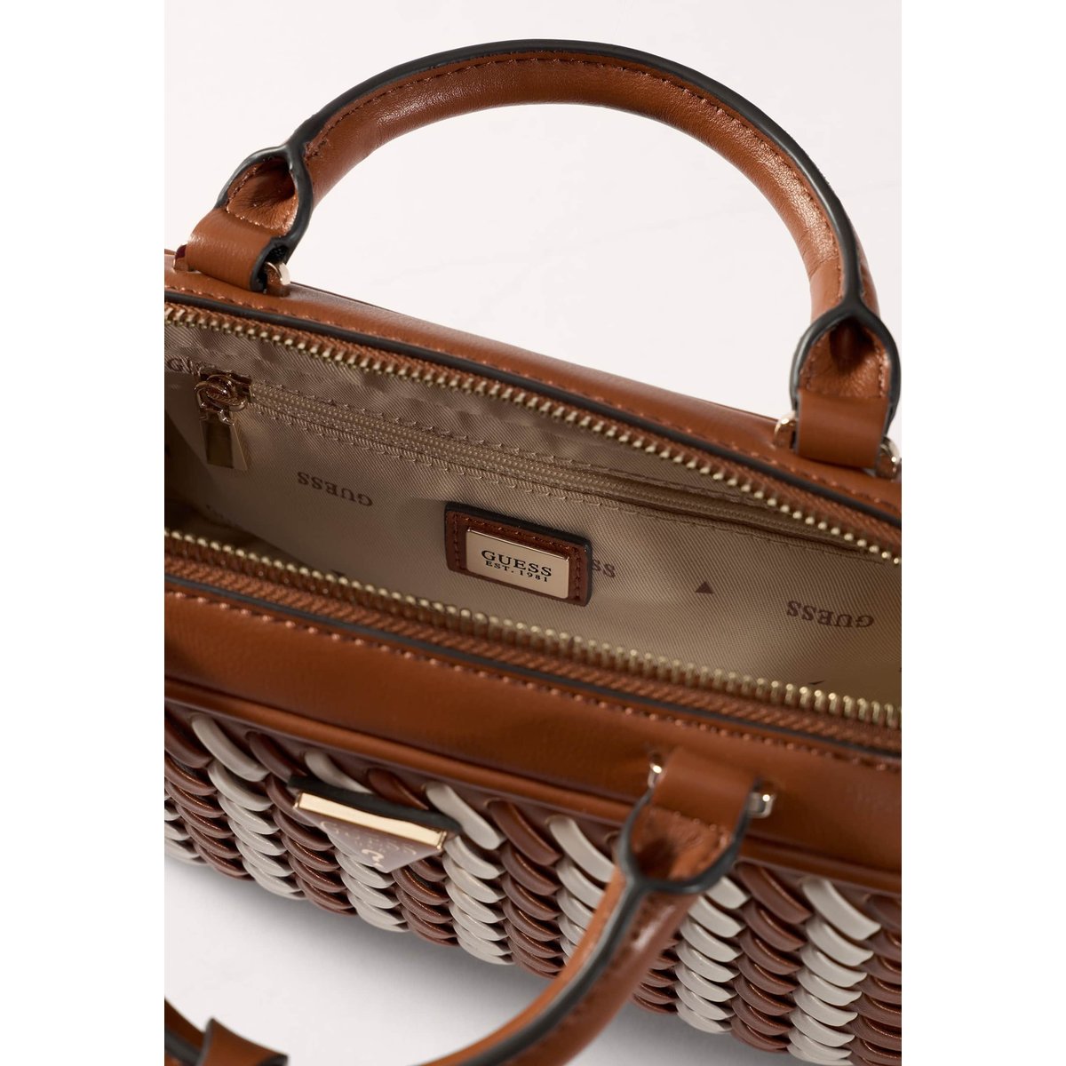 Sac Bandoulière Kora marron, GUESS