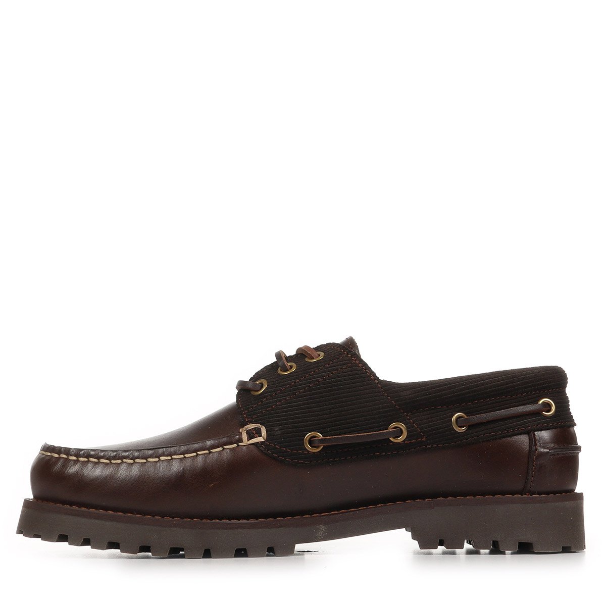 Chaussures DECK BOAT SHOE dark brown, BARBOUR