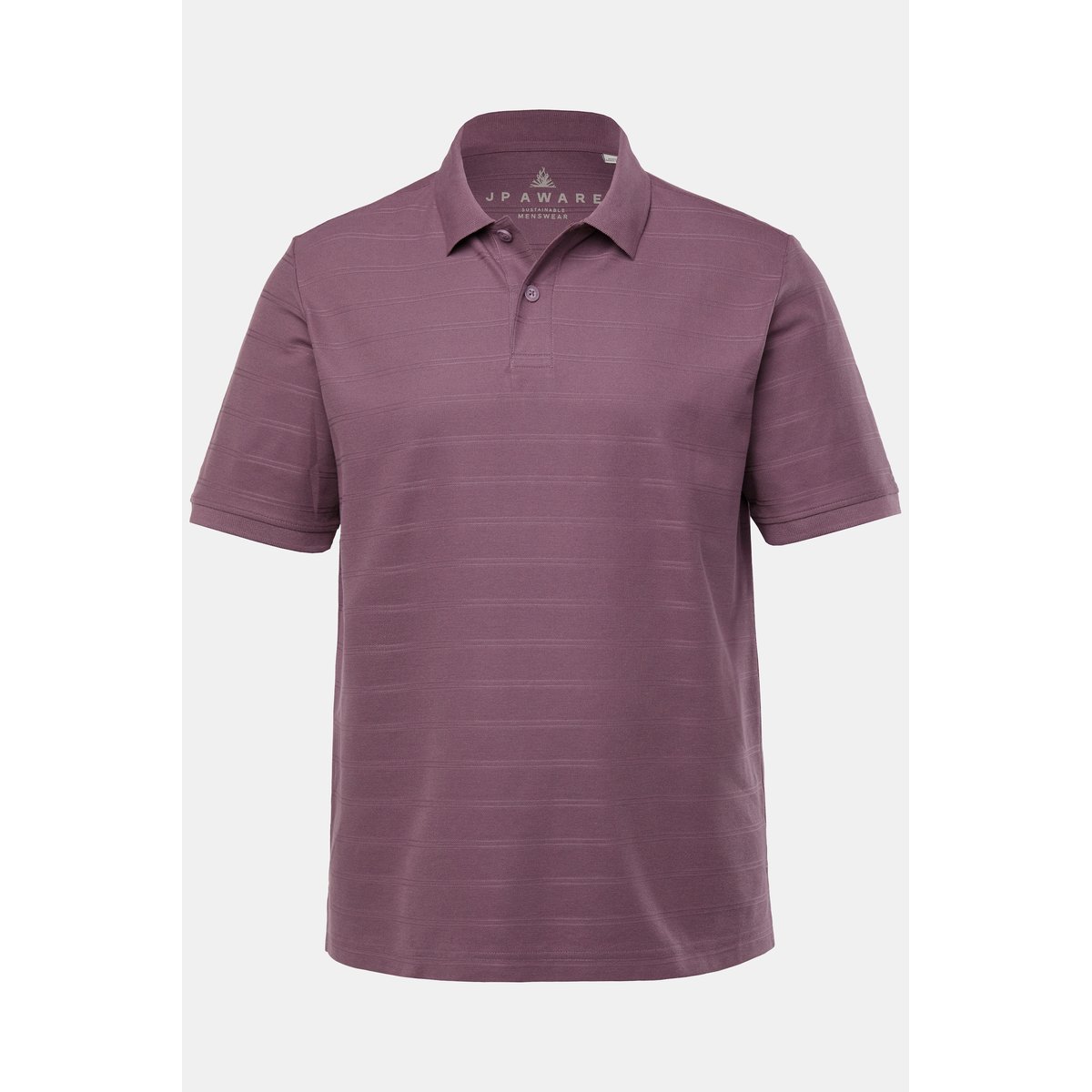 Polo à manches courtes, tissu piqué mauve, JP1880