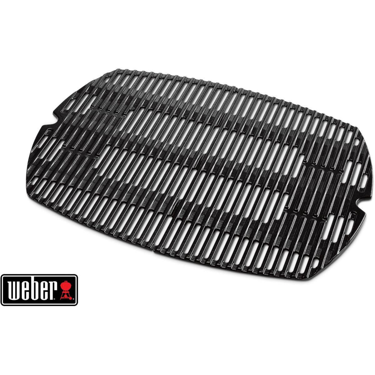 Grille barbecue x 2 pour série Q 300 et 3000 noir, WEBER