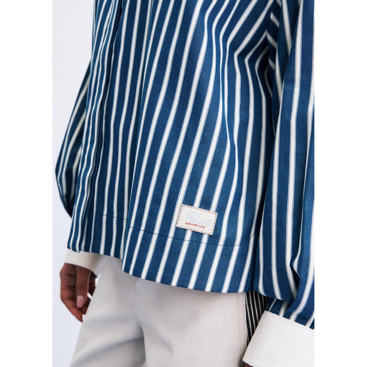 Chemise Mandrakia en coton MANDRAKIA bleu petrole, FRNCH